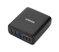 ANKER CHARGER 112 W 6-PORTS 3A3C GAN UK BLACK
