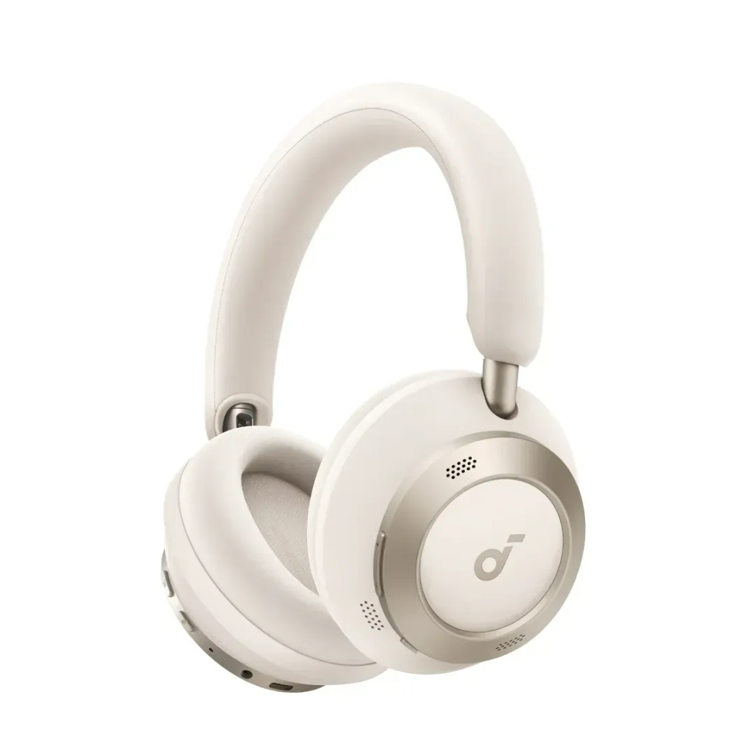Anker Soundcore space one pro foldable over- ear headphones white