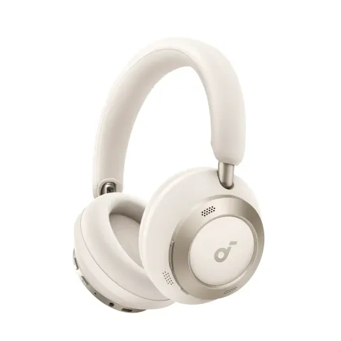 Anker Soundcore space one pro foldable over- ear headphones white