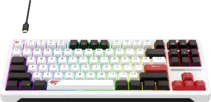 6190 HAVIT KB902L GAMING KEYBOARD WHITE
